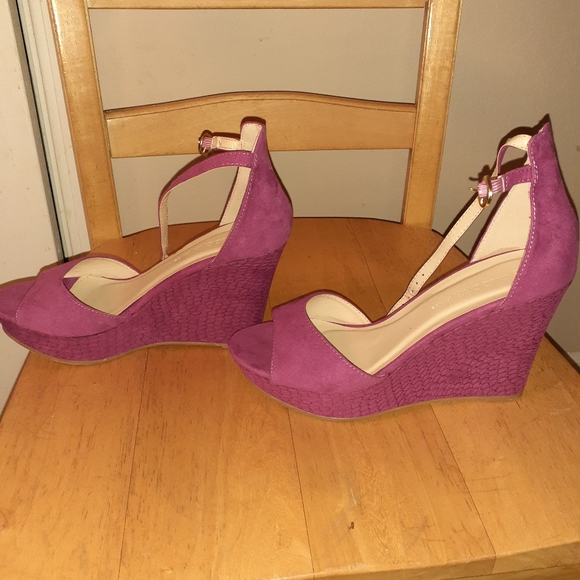 Open Toe Wedged Heels - Picture 9 of 9